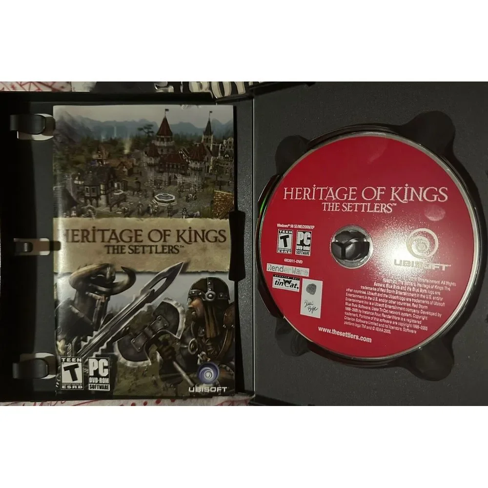 Heritage of Kings: The Settlers PC DVD ROM Ubisoft Medieval‎ Strategy Game